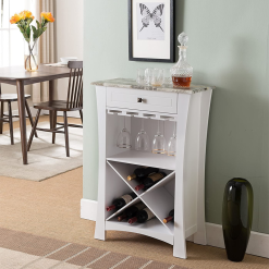 Sia Bar Cabinet (White)