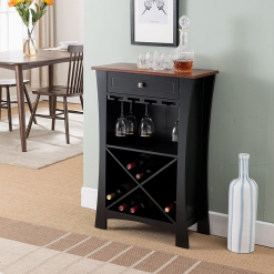 Sia Bar Cabinet (Black)