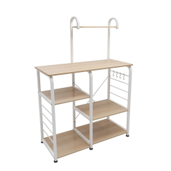 Oak Wood Rolling Cart