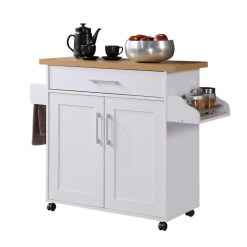 Victorian Kitchen Island (White)