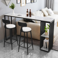 Marble Top Island Set (Black)