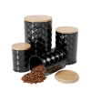 Waffle Airtight Kitchen Canisters