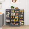 Modern Sleek Kitchen Pantry (Grey)