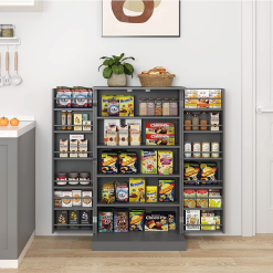 Modern Sleek Kitchen Pantry (Grey)