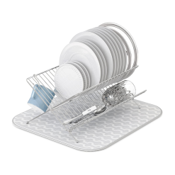 Aluminum Fold-Flat Dish Rack
