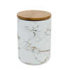 XLarge White Marble Canister