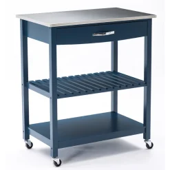 Forwarded Kitchen Cart (Navy)
