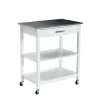 Forwarded Kitchen Cart (White)