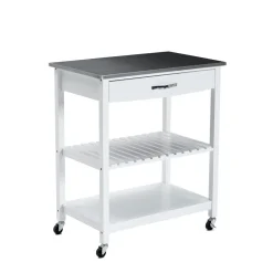Forwarded Kitchen Cart (White)